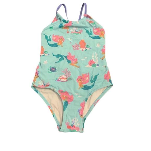 Mermaid Patterned Bathing Suit - Picture 1 of 5